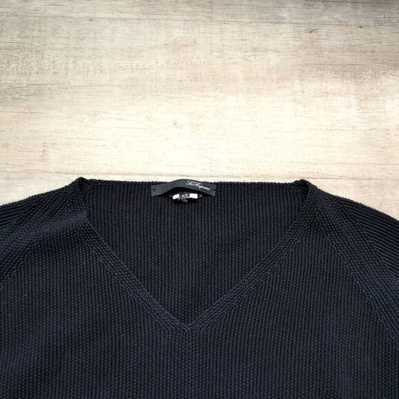 Les Copains Balck Long Sleeve Sweater Size 50 EUC - Picture 3 of 6